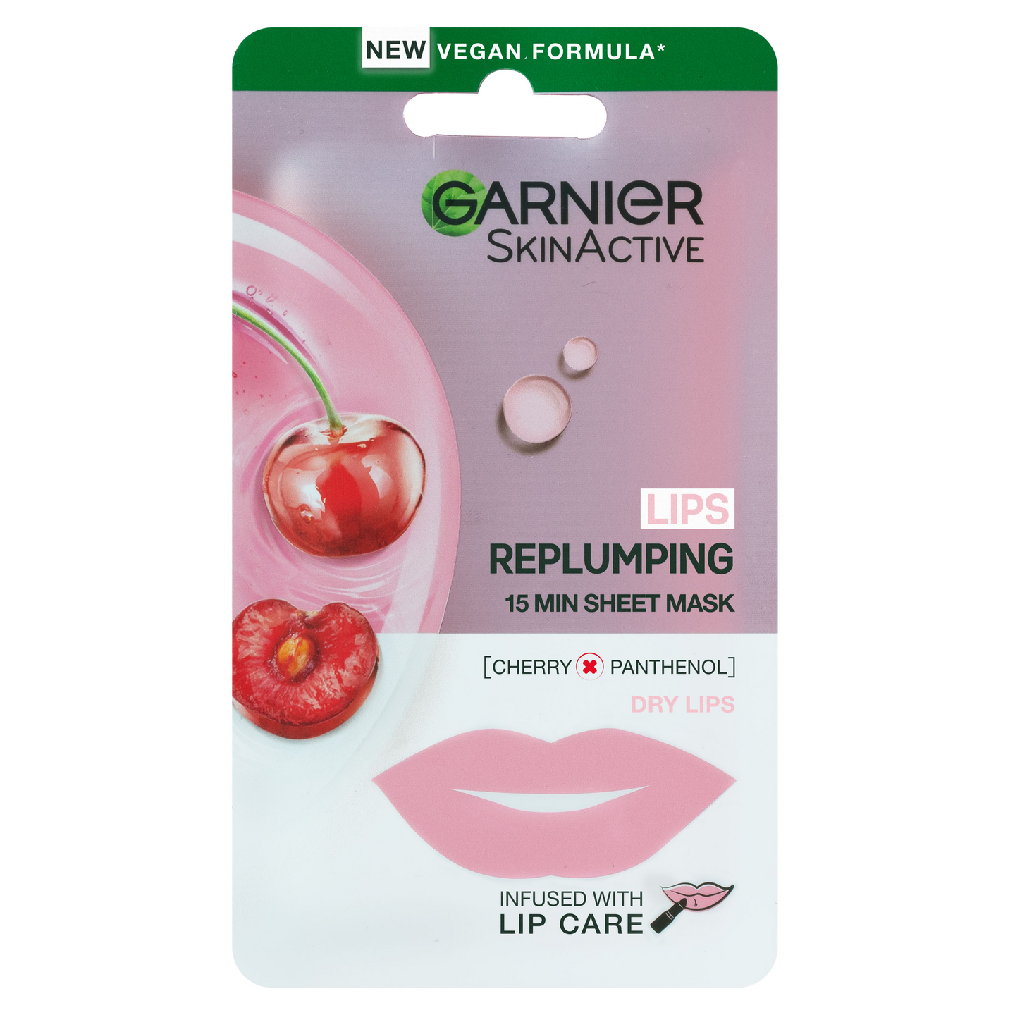 Garnier SkinActive Lips Replumping 15 Min Sheet Mask huulinaamio 5g