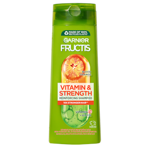 Garnier Fructis shampoo 250ml Vitamin & Strength hauraille, helposti katkeileville hiuksille