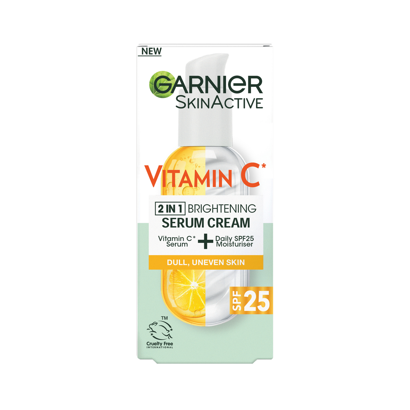 Garnier SkinActive Vitamin C 2in1 Brightening Serum Cream seerumivoide SK25 50ml