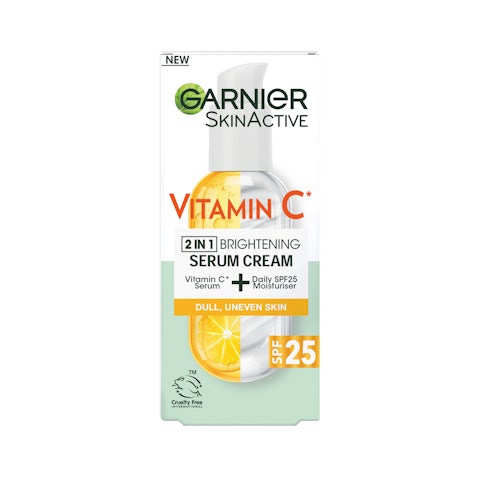 Garnier SkinActive Vitamin C 2in1 Brightening Serum Cream seerumivoide SK25 50ml
