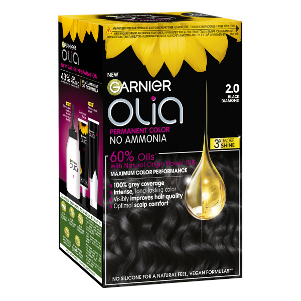 Garnier Olia 2.0 Black Diamond kestoväri 1kpl