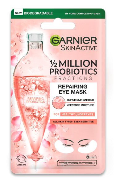 Garnier SkinActive 1/2 Million Probiotics Fractions silmänalusnaamio herkälle iholle 6g