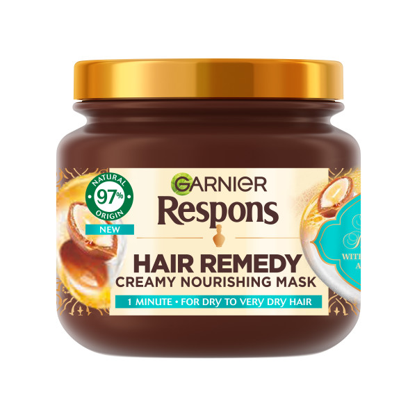 Garnier Respons hiusnaamio 340ml Argan Richness kuiville hiuksille