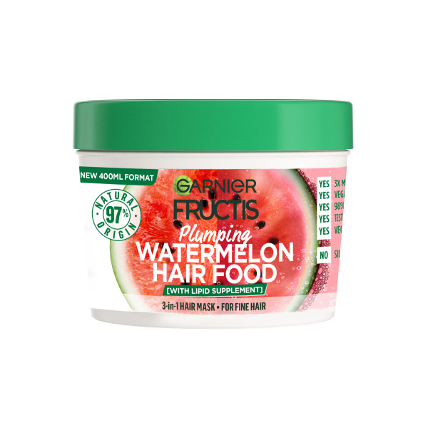 Garnier Fructis Hair Food Watermelon hiusnaamio ohueille hiuksille 400ml