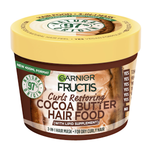 Garnier Fructis Hair Food Cocoa Butter hiusnaamio kiharaisille hiuksille 400ml