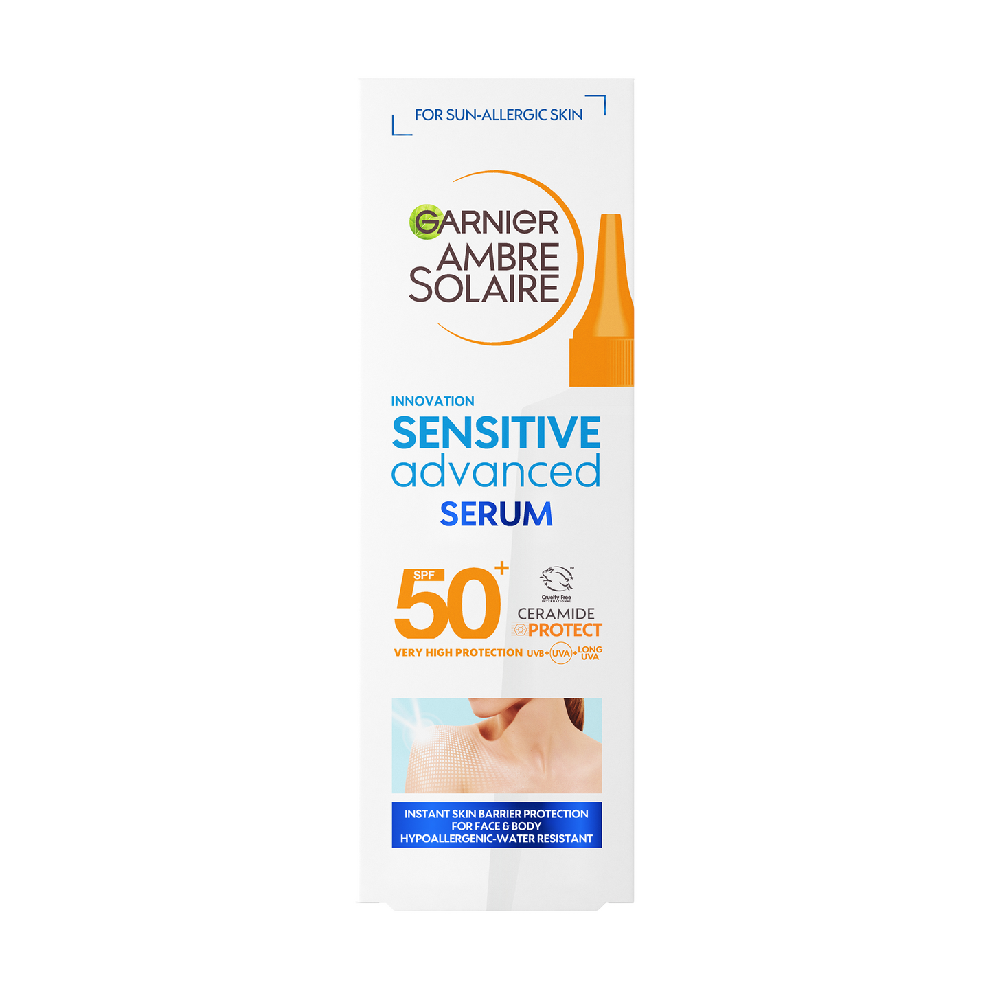 Garnier Ambre Solaire aurinkosuoja 125ml Sensitive Advanced SK50 herkälle iholle