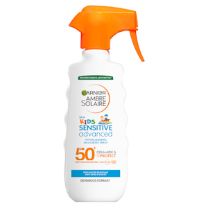 Garnier Ambre Solaire aurinkosuojasuihke 270ml SK50 Kids Sensitive Advanced