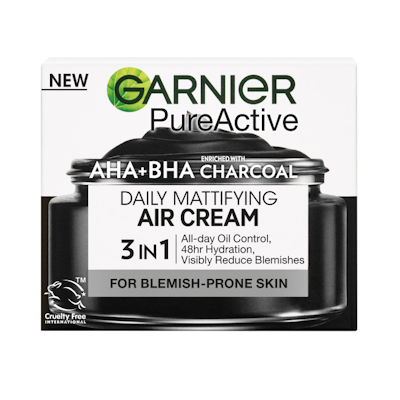 Garnier SkinActive PureActive Mattifying Air Cream päivävoide epäpuhtaalle iholle 50ml