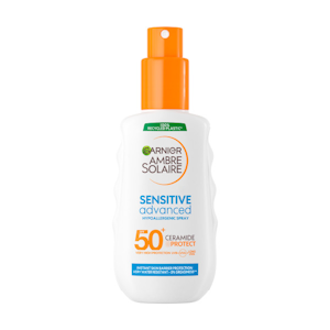 Garnier Ambre Solaire Sensitive Advanced Protection Spray Adults SK50+ aurinkosuojasuihke 150ml