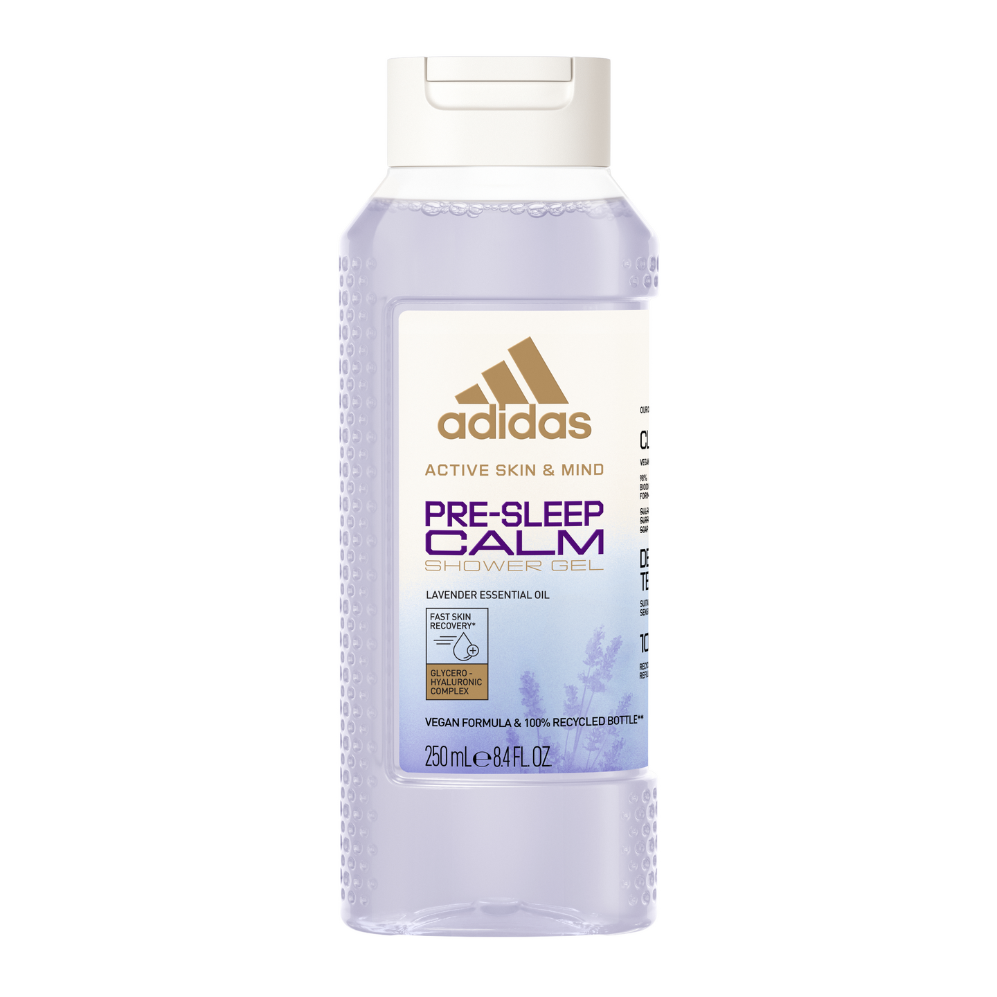 Adidas Active Skin & Mind Suihkugeeli 250ml Pre-sleep Calm naisille