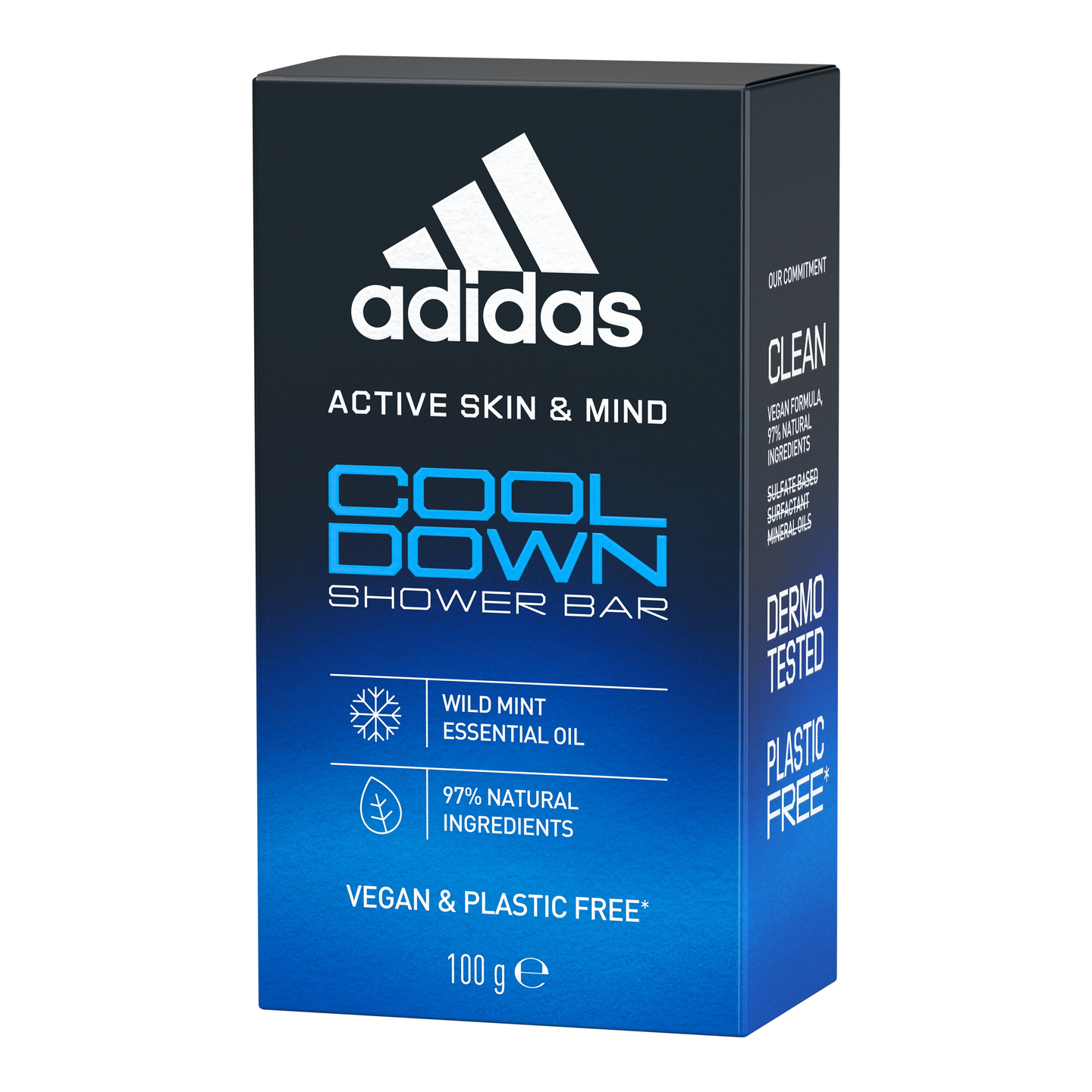 Adidas Active Skin & Mind palasaippua 100g Cool Down Soap Bar