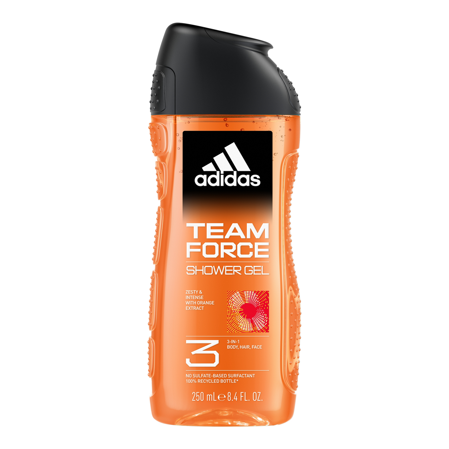 Adidas Suihkugeeli 250ml 3in1 Team Force miehille