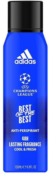 Adidas Anti-Perspirant Spray 150 ml UEFA Best Of The Best miehille