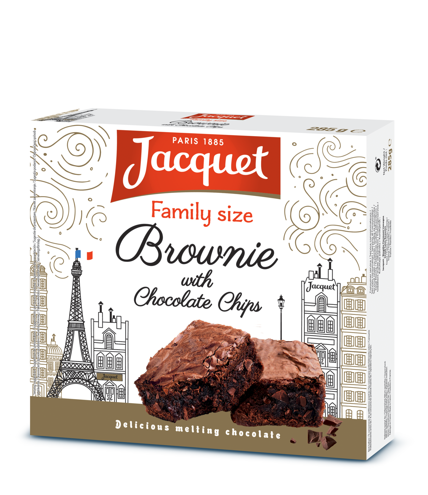 Jacquet family brownie suklaa 285g | K-Ruoka Verkkokauppa