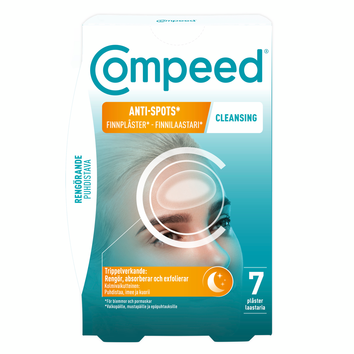 Compeed Finnilaastari Cleansing 7 Kpl