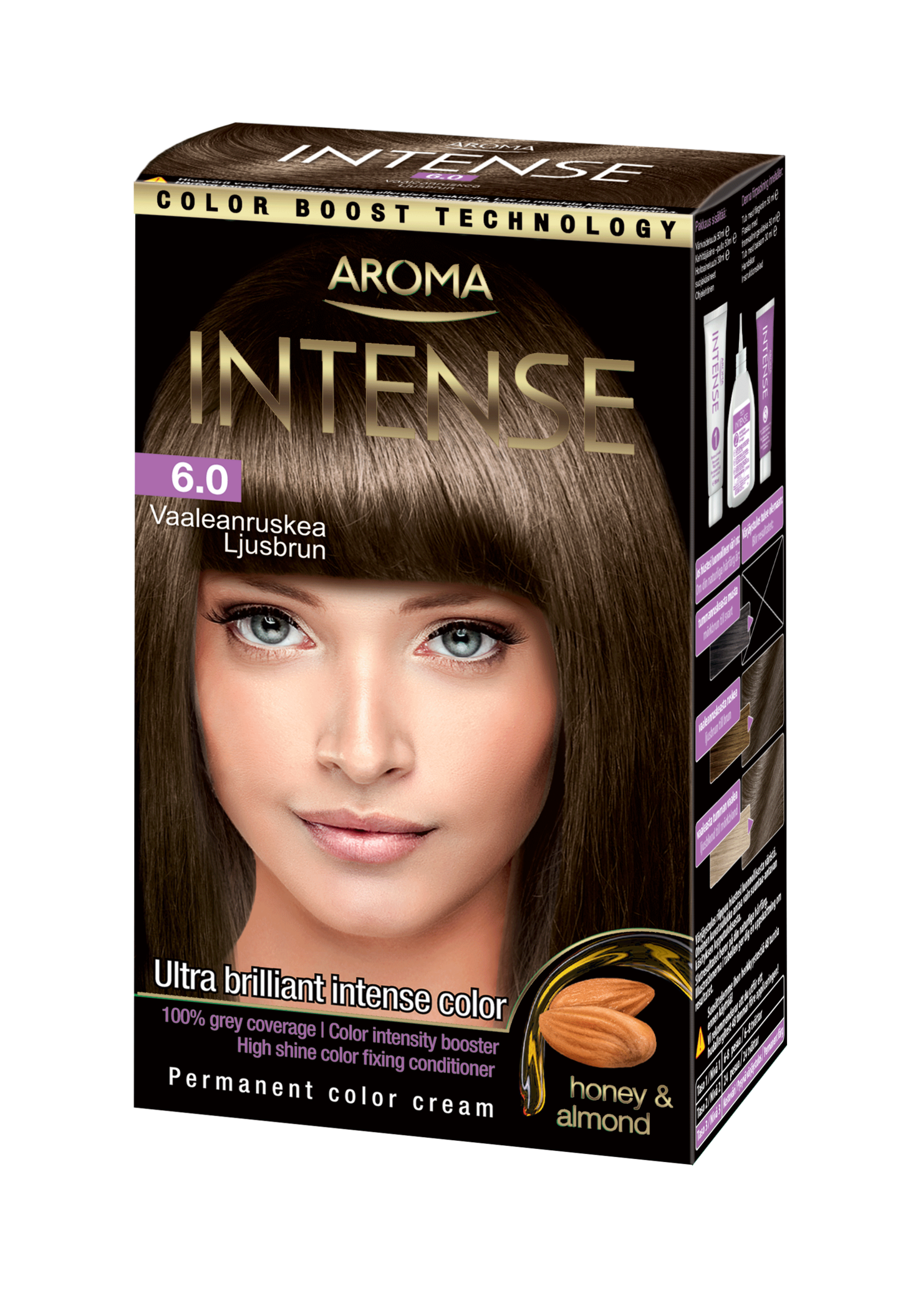 Aroma Intense hiusväri 6.0 Vaaleanruskea