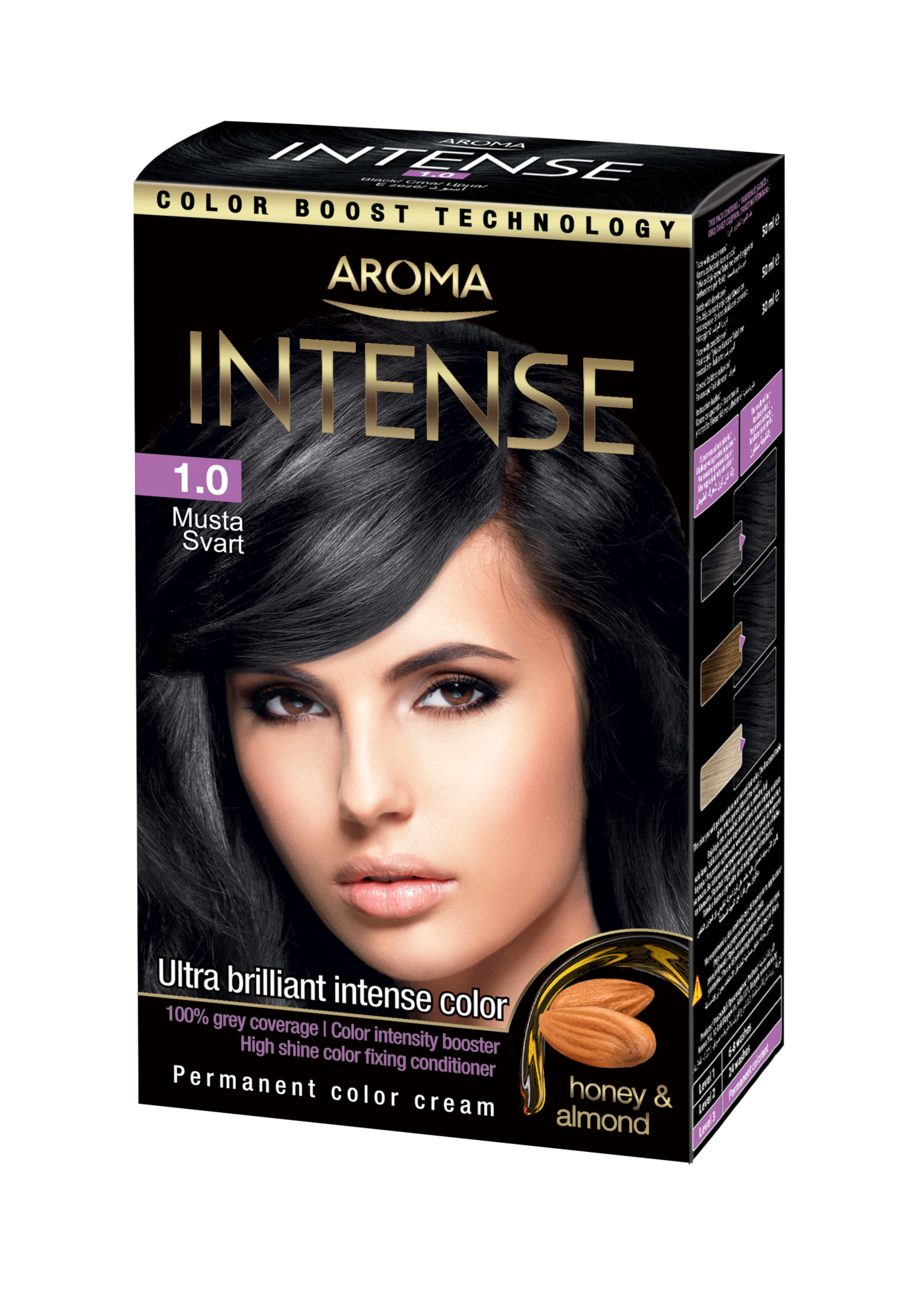 Aroma Intense hiusväri 1.0 Musta