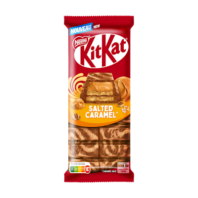 KitKat Salted Caramel vohvelikeksilevy 99g