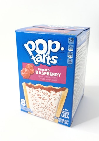 Kellog's Pop tarts frosted raspberry välipalakeksi 8 kpl / 384g