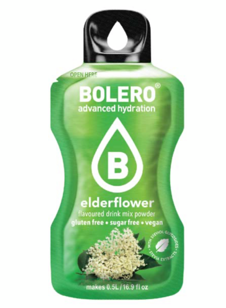 Bolero Elderflower 3 g Juomajauhe