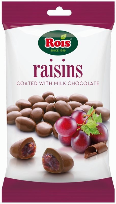 Rois Raisins Maitosuklaa-rusina 80g