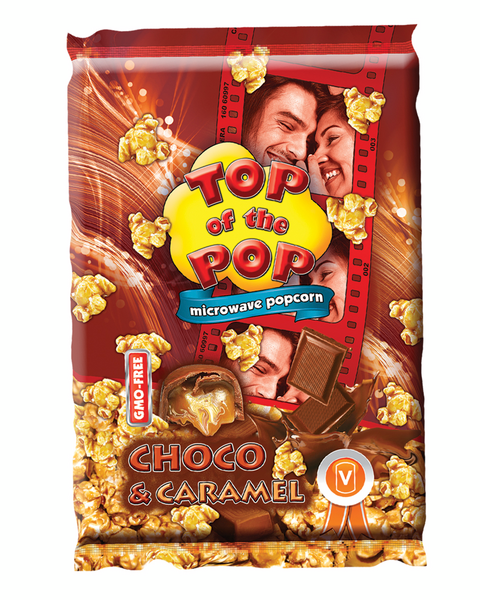 Top of the Pop mikropopcorn 100g suklaa-karamelli