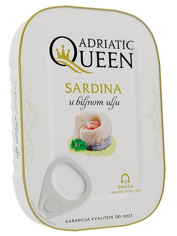 Adriatic Queen sardiinit öljyssä 105g