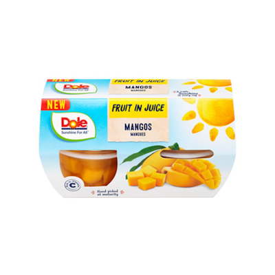 Dole Mango hedelmäkupit 4x113g/68g