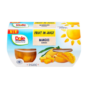 Dole Mango hedelmäkupit 4x113g/68g