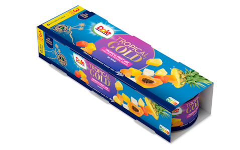 Dole Tropical Gold Trooppisia hedelmiä mehussa 3x227g/139g RFA