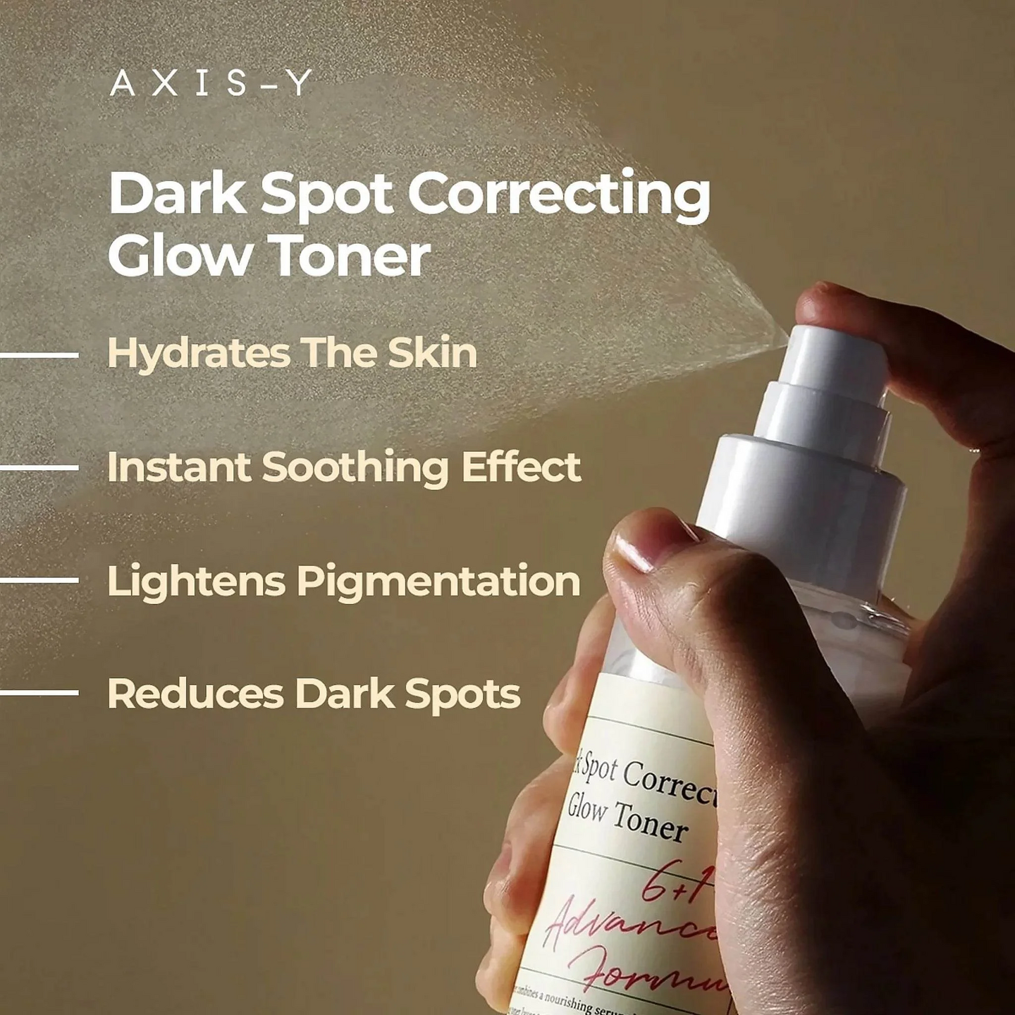 Axis-Y Dark Spot Correcting Glow kasvovesi 125ml