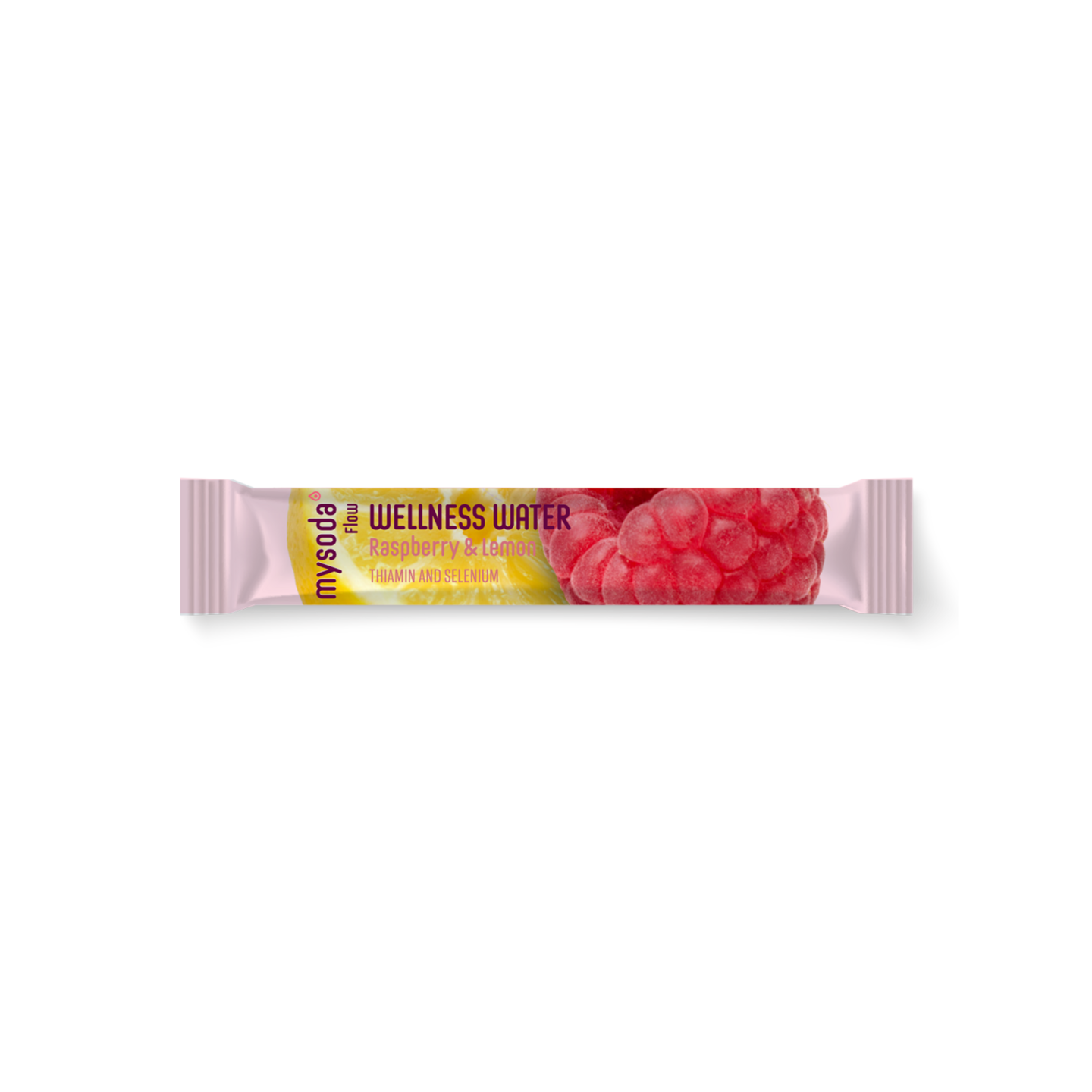Mysoda Wellness Water vadelma-sitruuna juomajauhe 12x4g