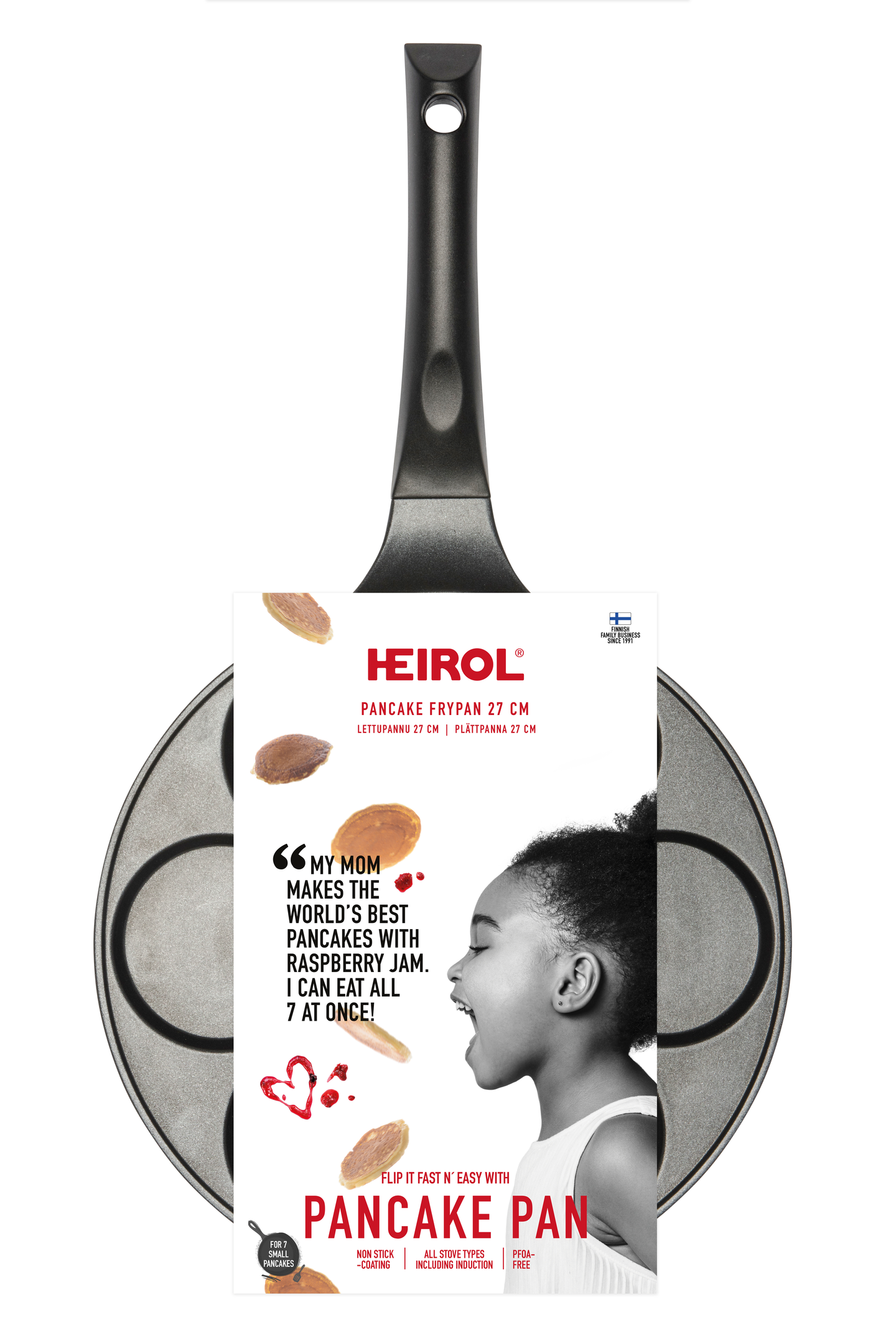 Heirol lettupannu induktioliedelle