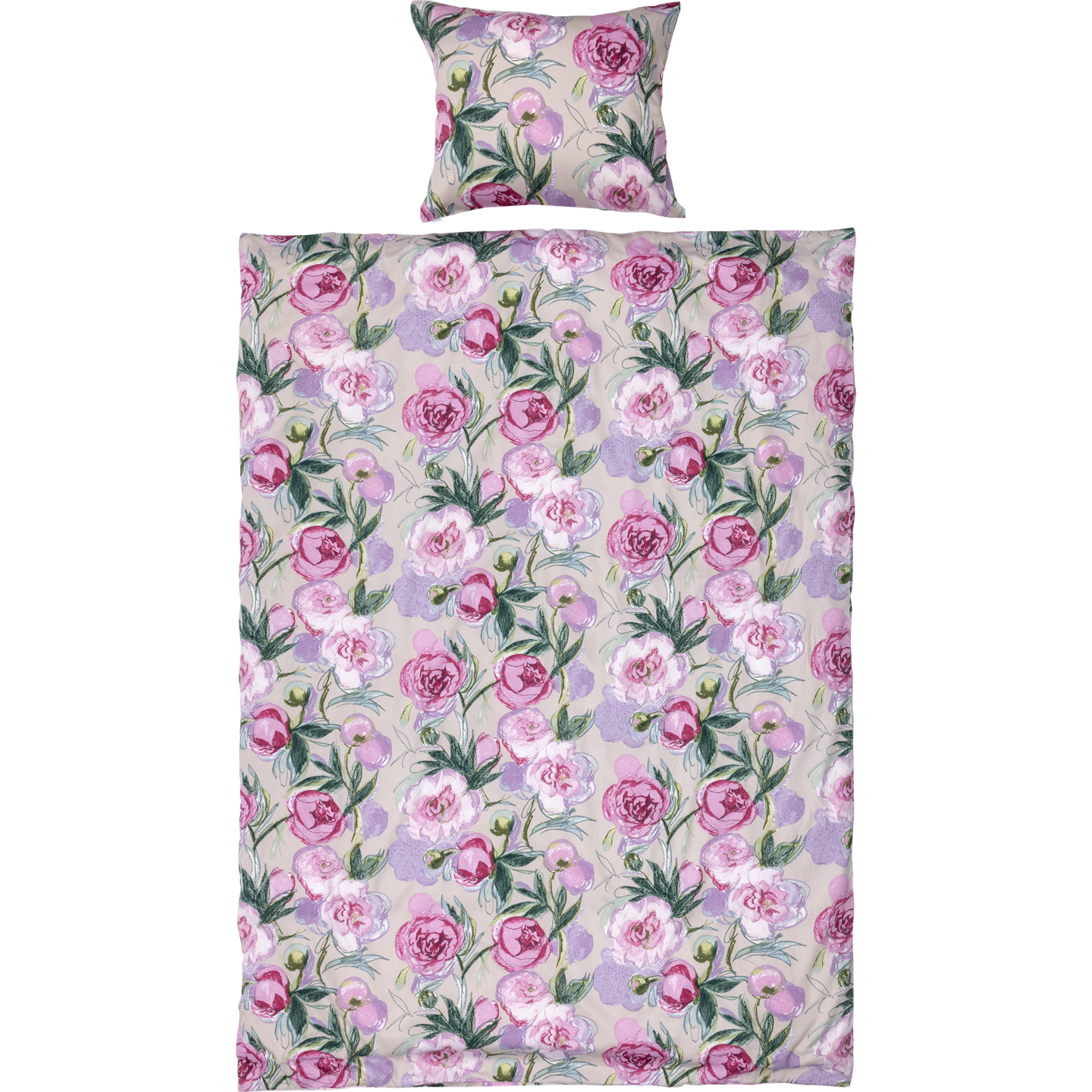 Pentik Bella pussilakanasetti 150x210 cm vaaleanpunainen