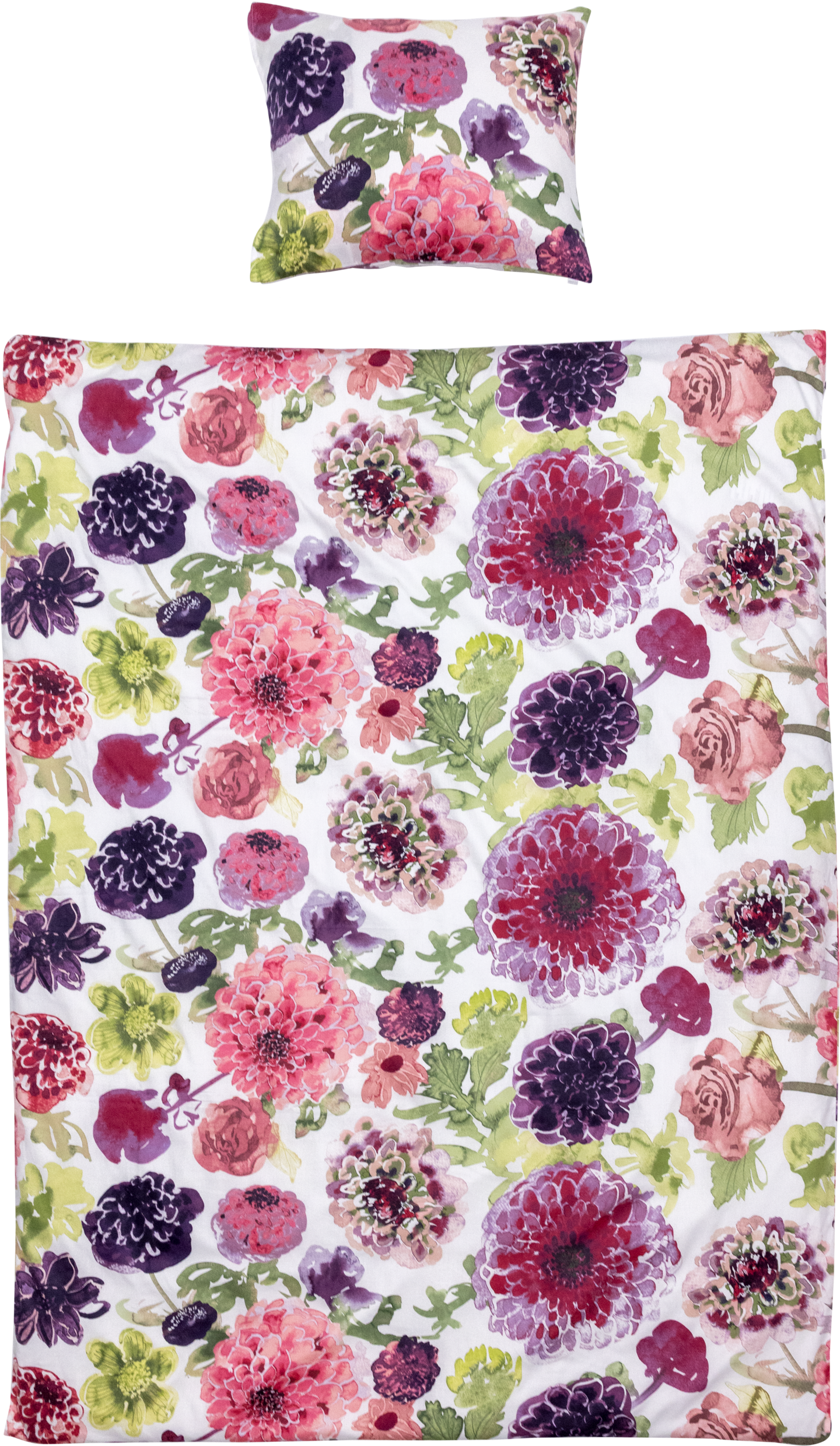 Pentik Daalia pussilakanasetti 150x210 cm vaaleanpunainen