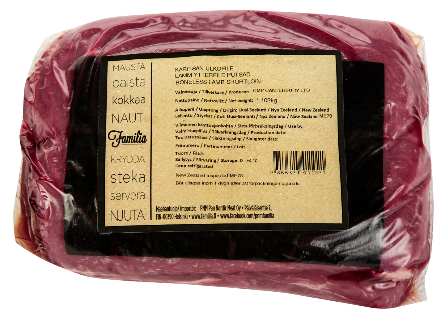 Familia Karitsan ulkofilee 4 kpl/vakuumi n. 700g