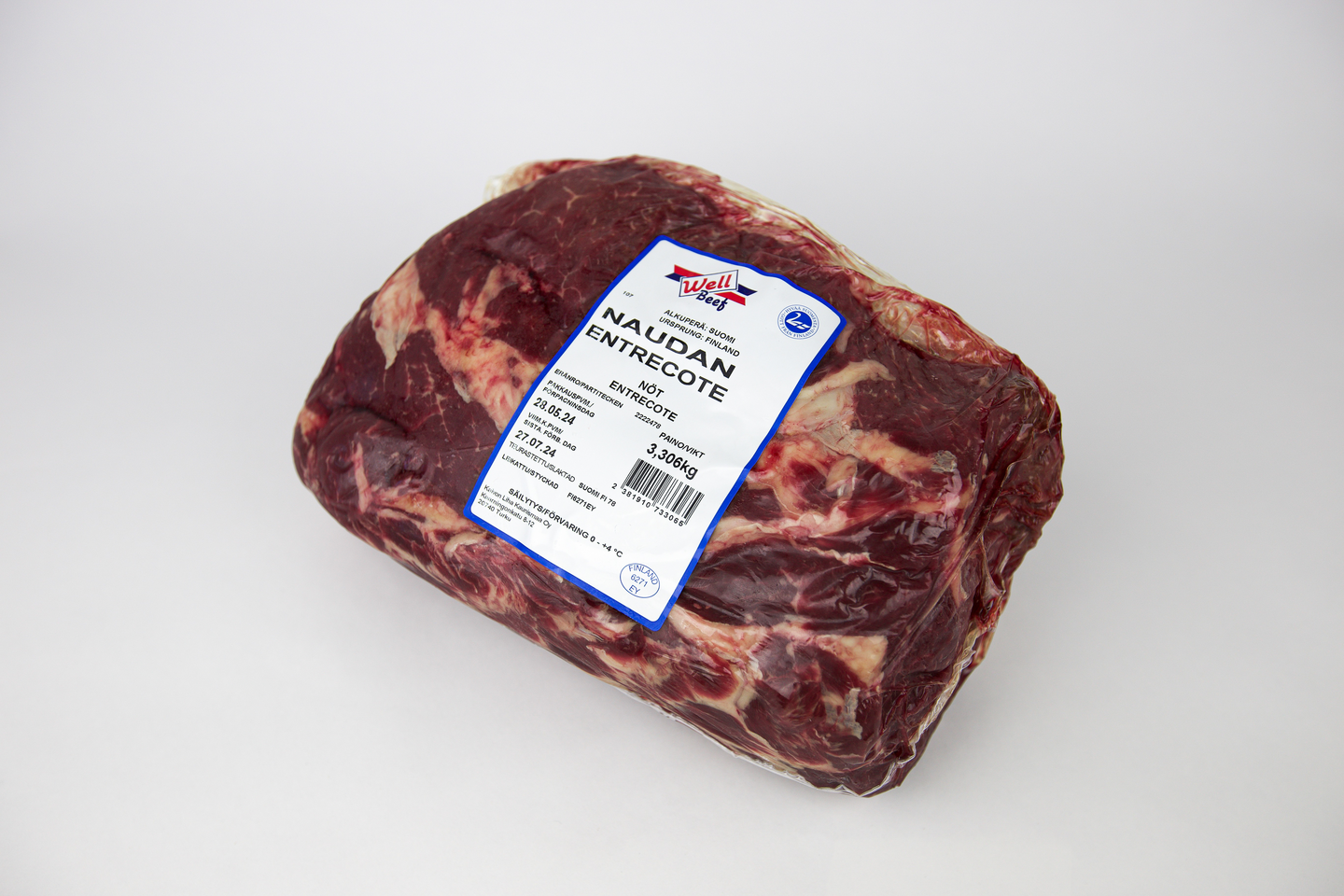 Well Beef Naudan entrecote n. 2kg