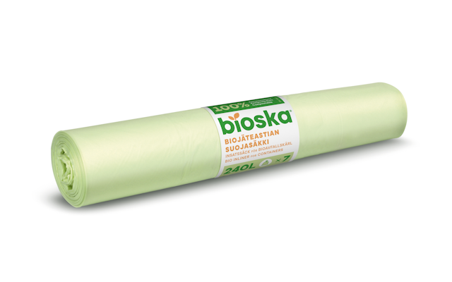 Bioska 7kpl natural 1130x1400x0.02 240L biojäteastian suojasäkki