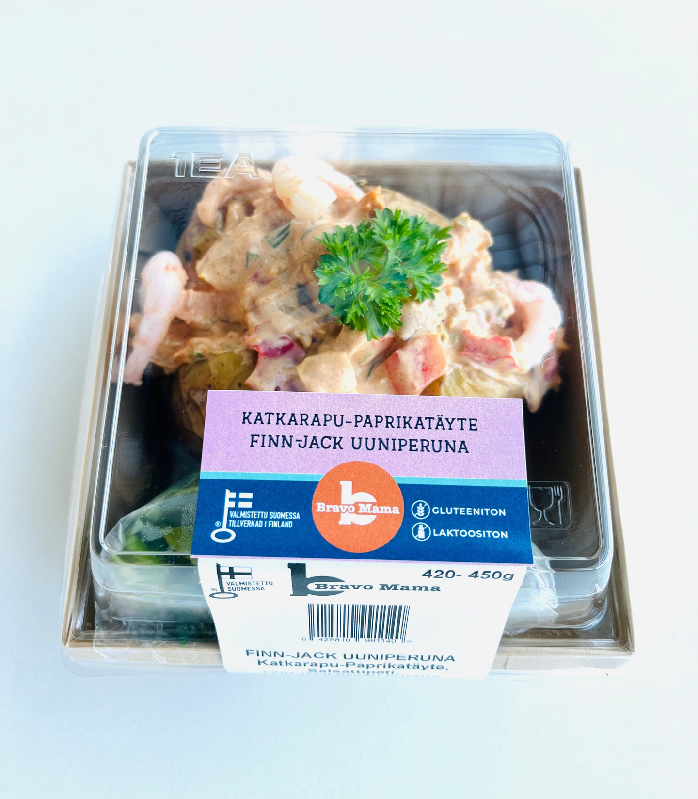 Bravo Mama Finn-Jack katkarapu-paprikatäyte salaattipeti 420-450g