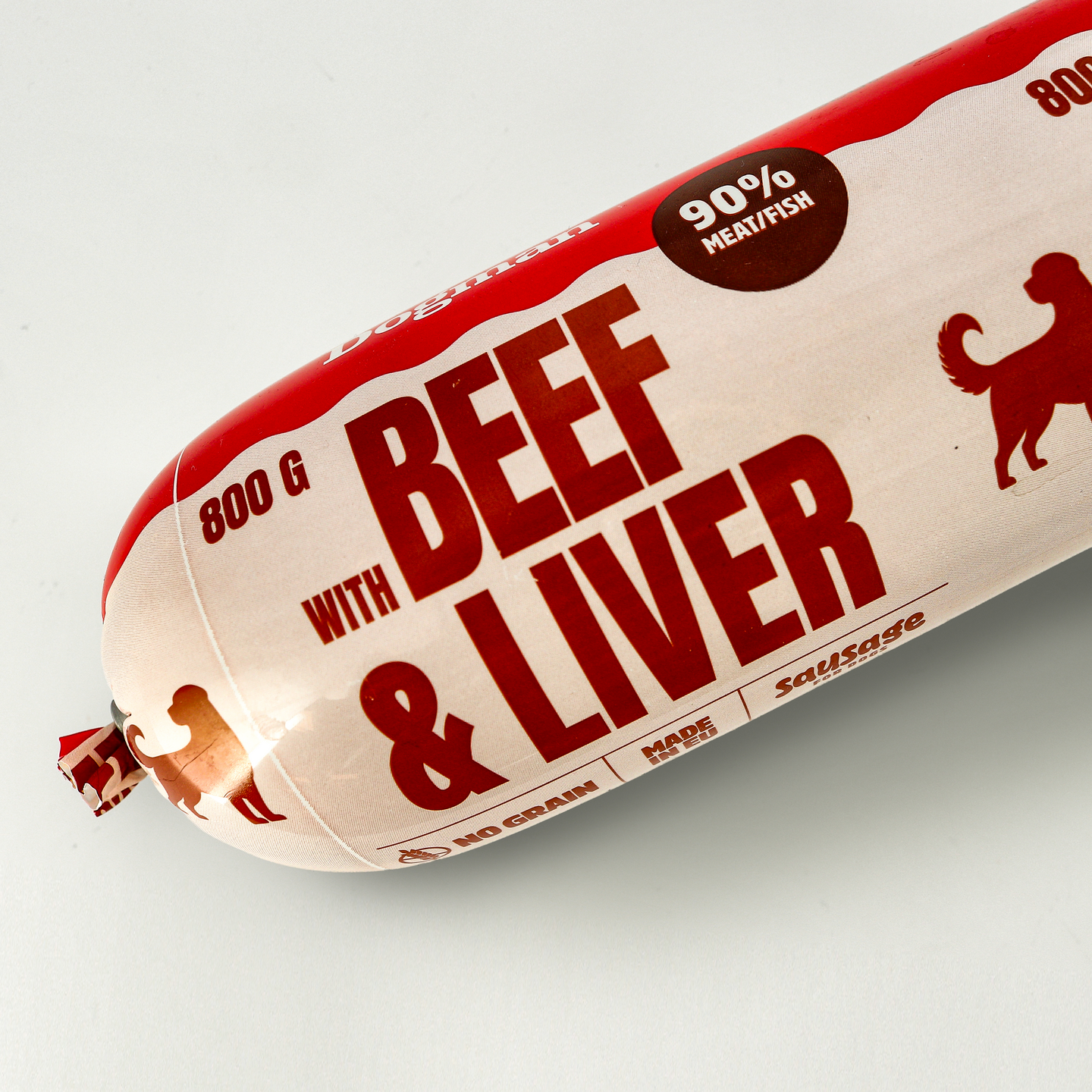 Dogman Beef & Liver Sausage 800g