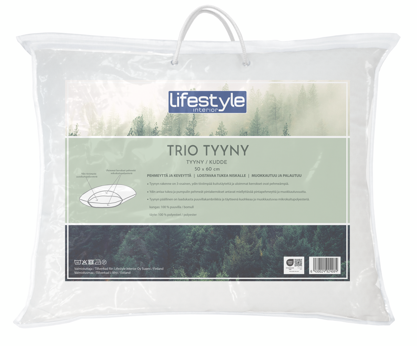 Lifestyle Interior Trio tyyny 50x60 cm