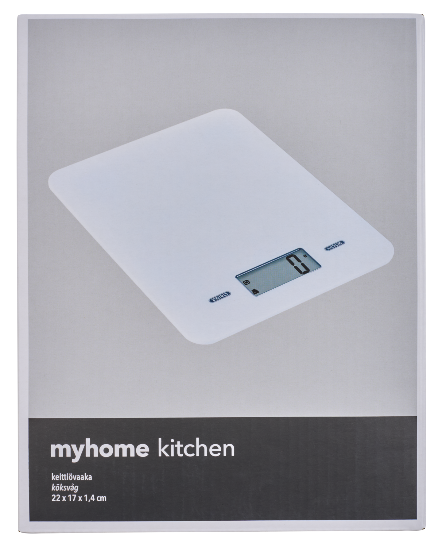myhome keittiövaaka 5 kg valkoinen