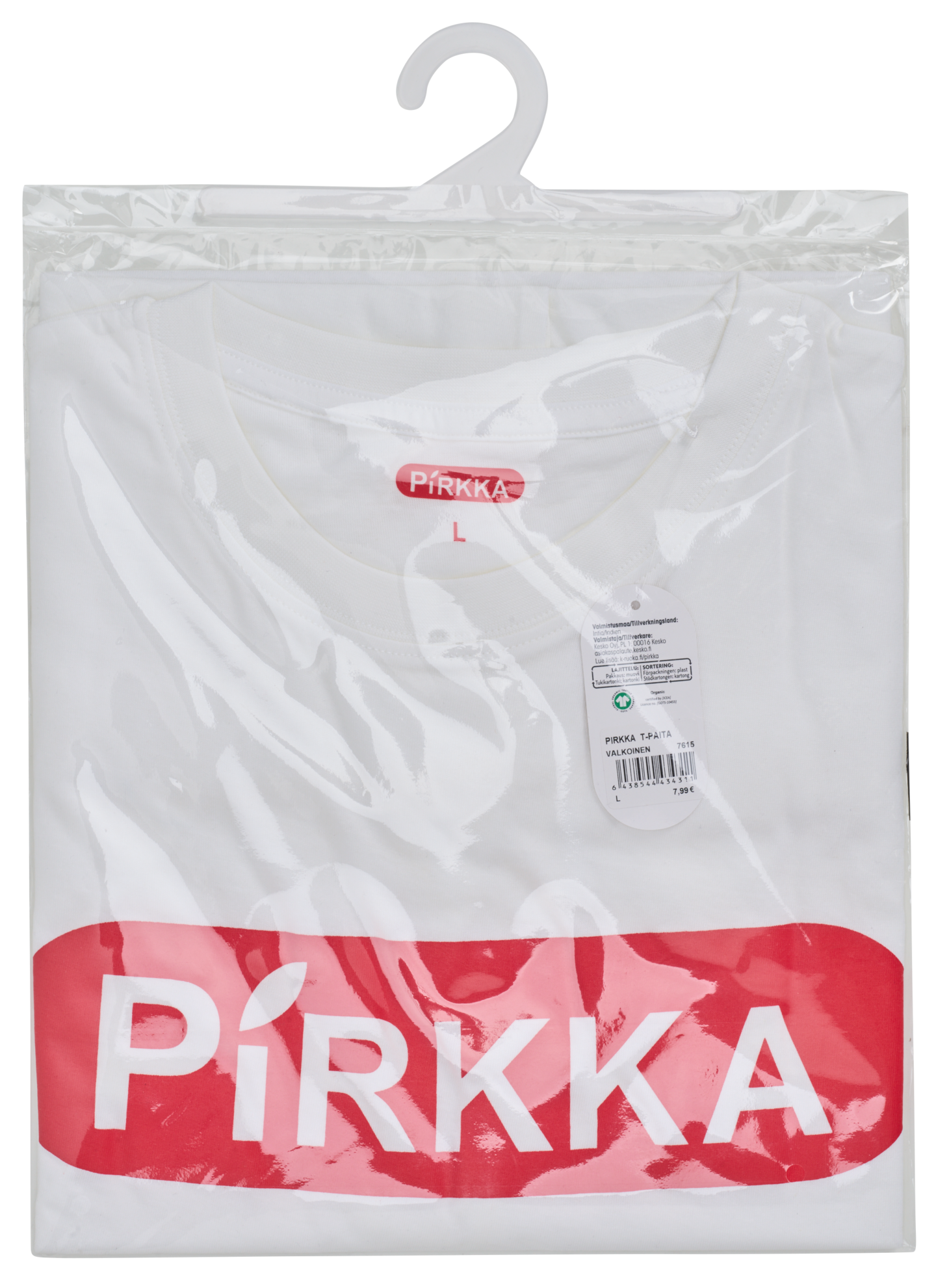 Pirkka T-paita valk M