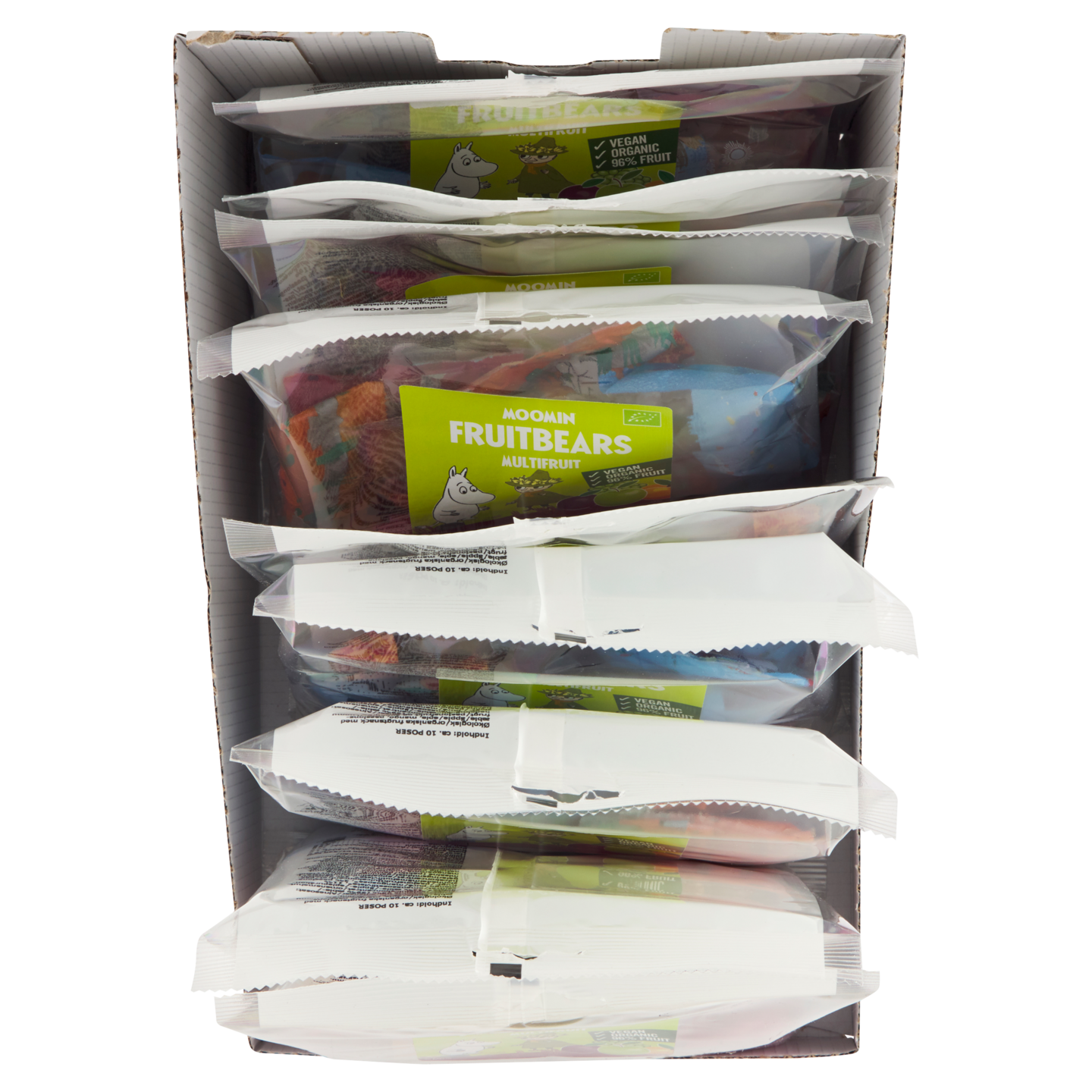 Moomin Fruit Bears multifruit 100g Luomu