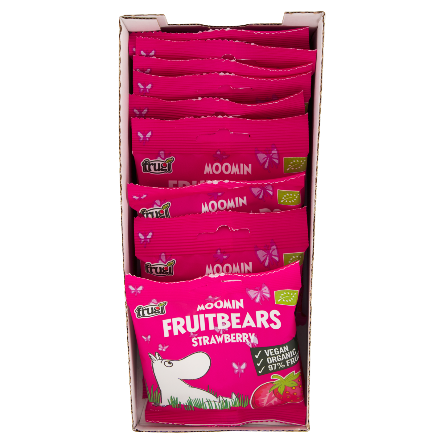 Moomin Fruit Bears 40g mansikka luomu