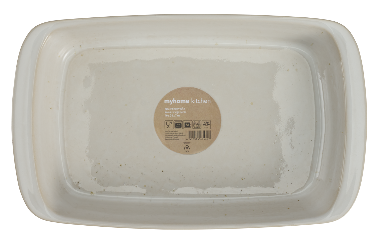 myhome keraaminen vuoka 40x24 cm