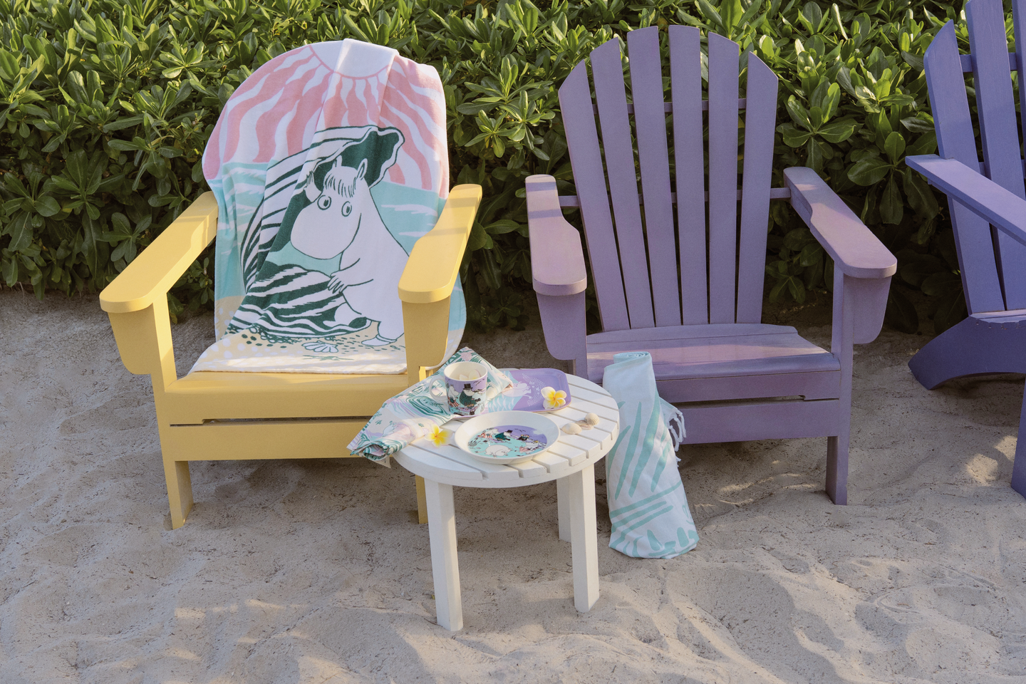 Muumi Rantapäivä rantapyyhe 93x150 cm GOTS