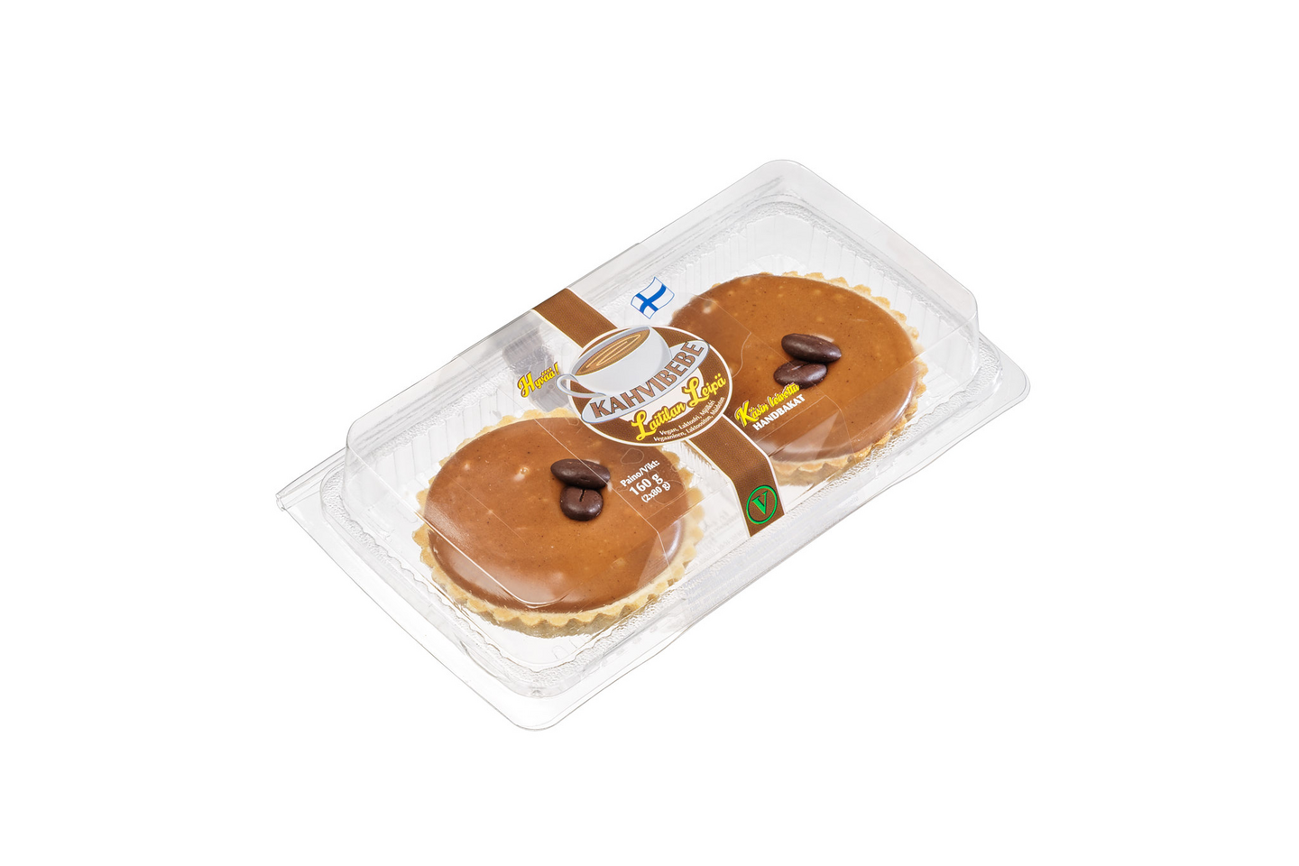 Laitilan Leipä KAHVIBEBE 2x80 g Vegaaninen, Laktoositon, Maidoton