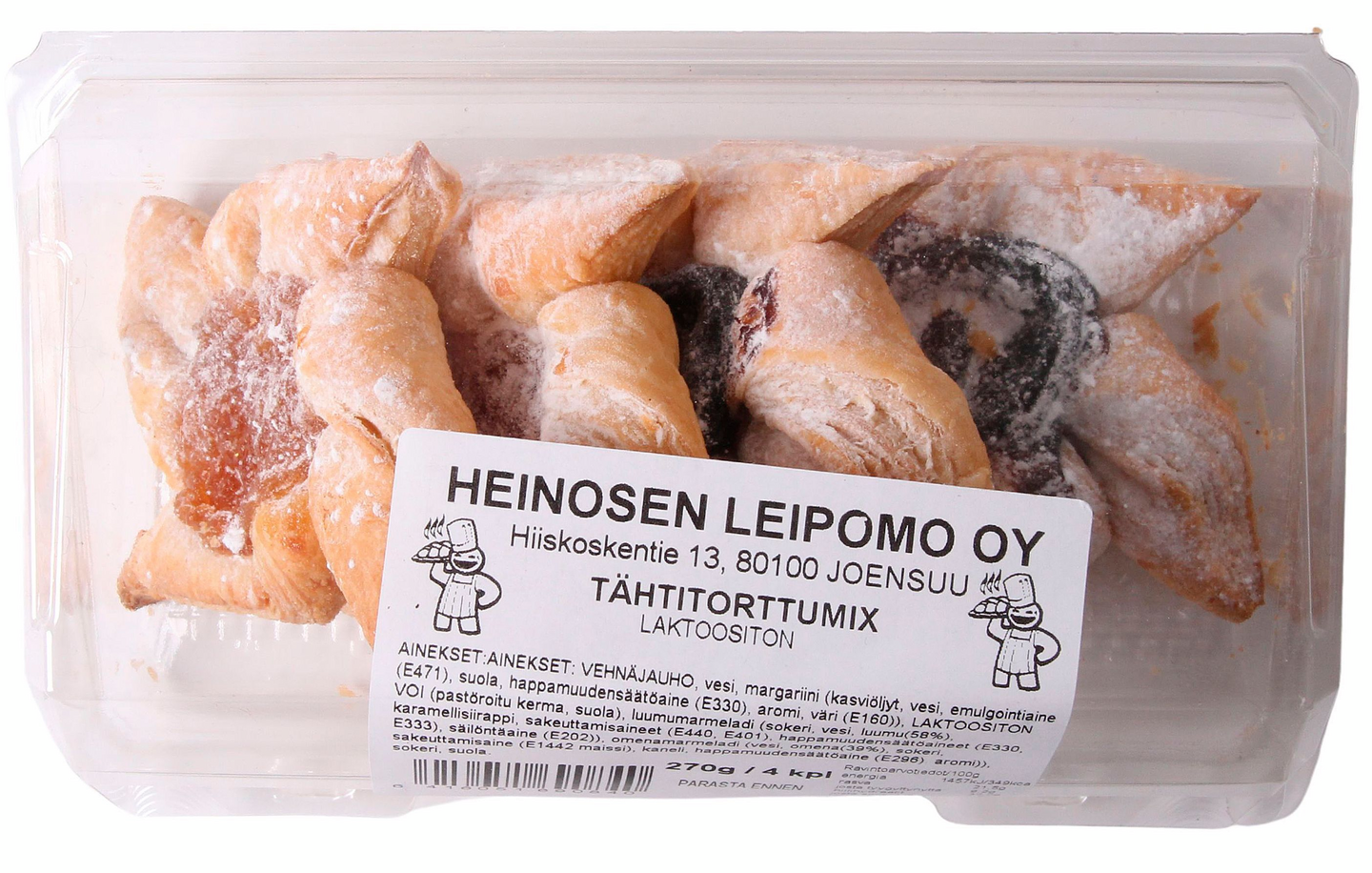 Heinosen Tähtitorttumix 4 kpl/rs, 270g