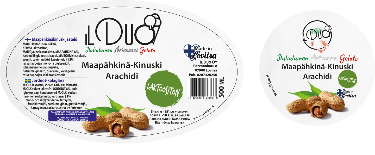 iL Duo Arachidi maapähkinäkinuski 500ml